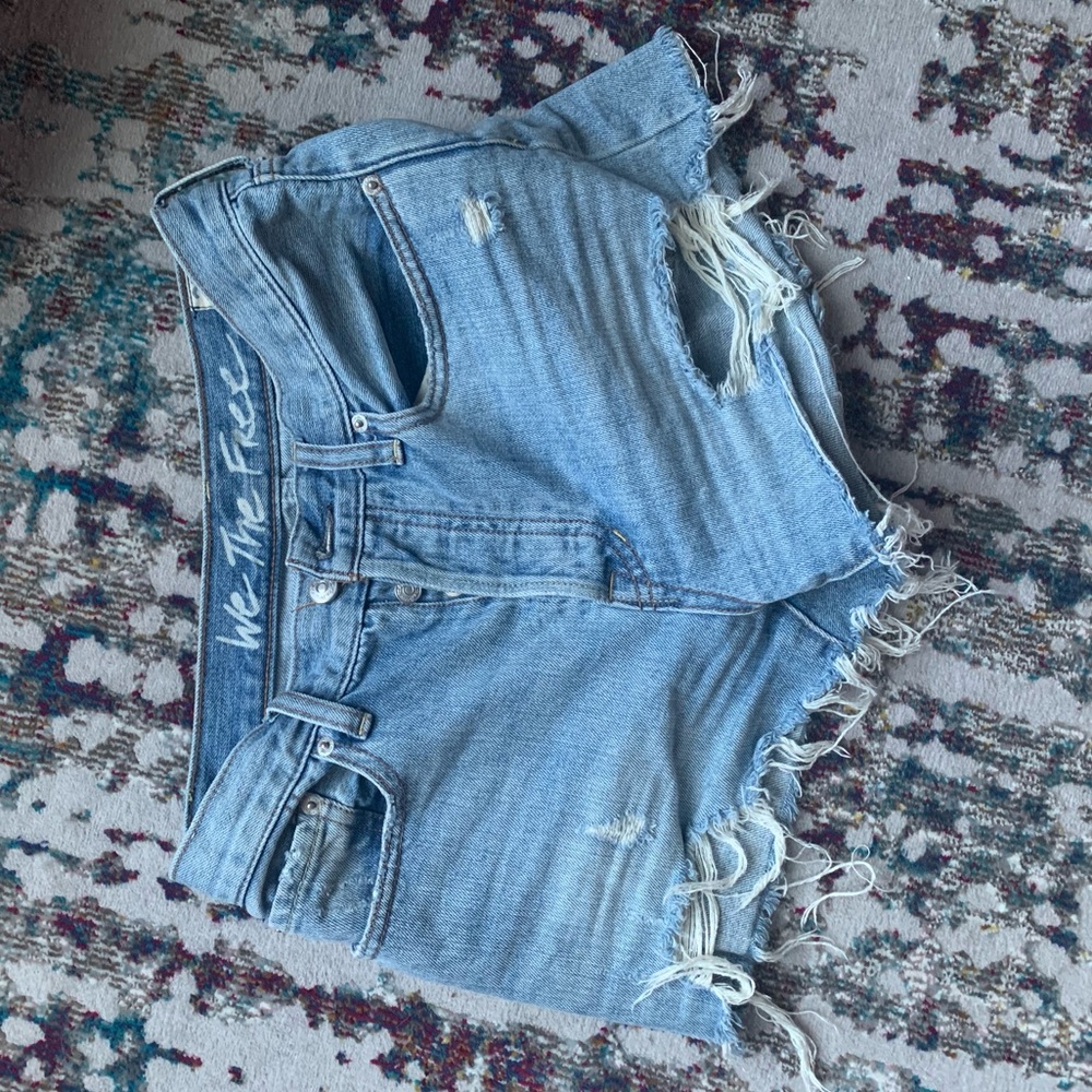 Denim shorts